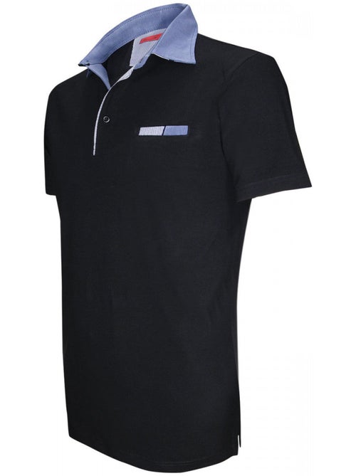 Polo mode coupe cintrée ALESSANDRINO Andrew Mac Allister Noir , XXL - Kiabi Polo mode coupe cintrée ALESSANDRINO Andrew Mac Allister Noir , XXL - Kiabi