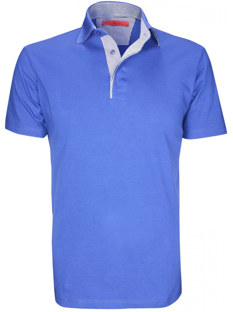 Polo mode coupe cintrée BOLOGNA Andrew Mac Allister Bleu indigo , L Indigo - Kiabi