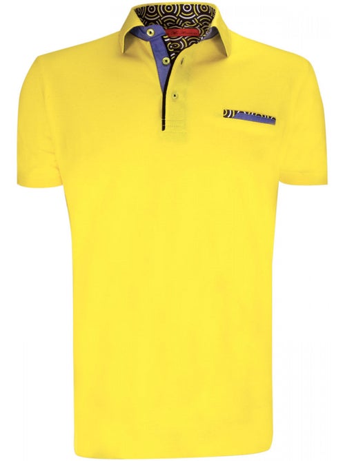 Polo mode coupe cintrée CINECITTA Andrew Mac Allister Bleu , XL - Kiabi