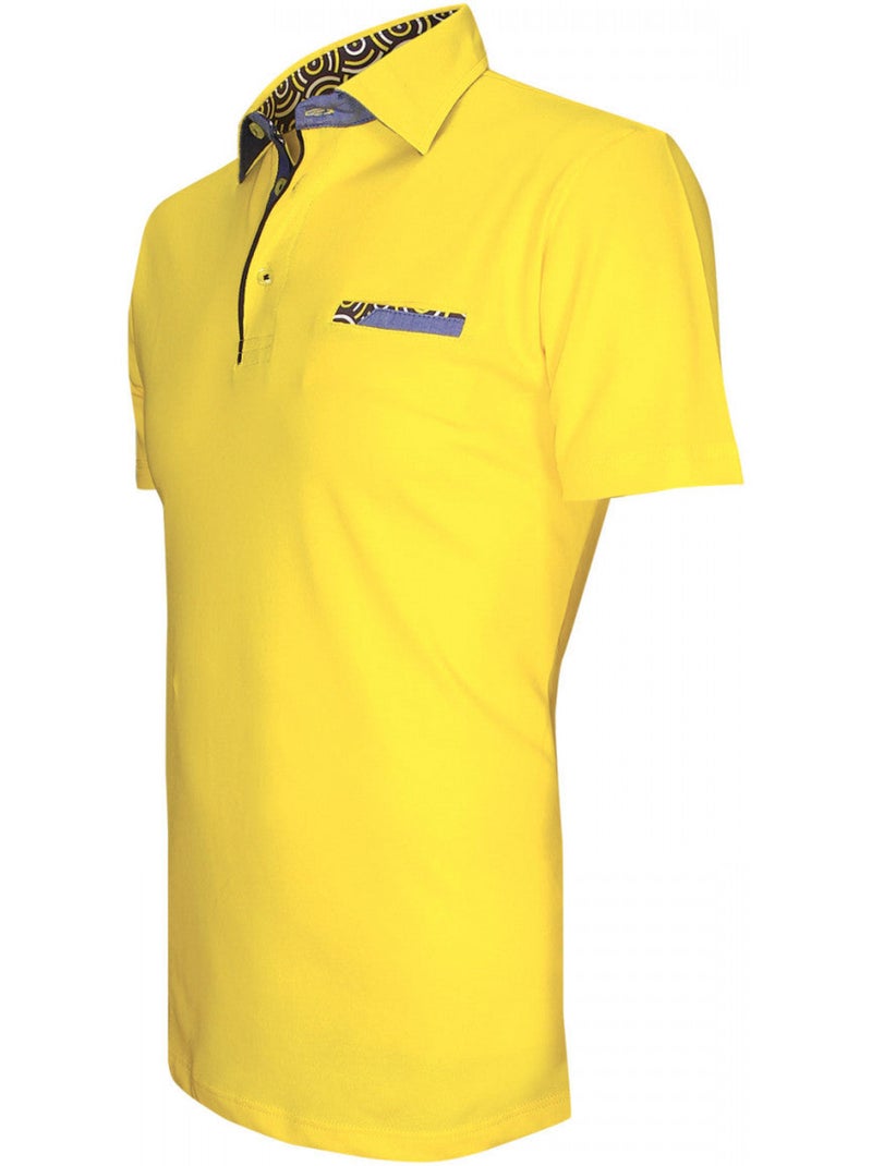 Polo mode coupe cintrée CINECITTA Andrew Mac Allister Jaune , XXL Jaune - Kiabi