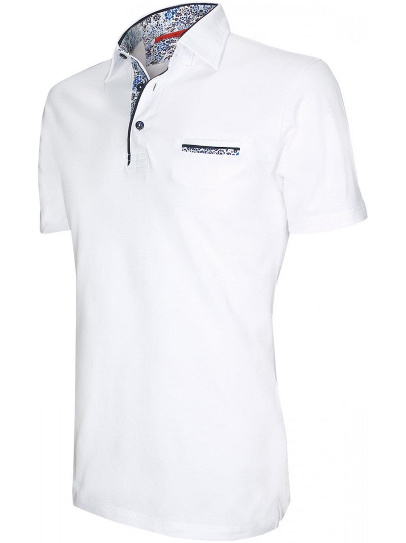 Polo mode coupe cintrée CORNELIA Andrew Mac Allister Bleu , XL Bleu - Kiabi