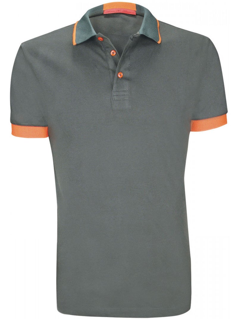 Polo mode coupe cintrée MARCO Andrew Mac Allister Bleu , L Bleu - Kiabi