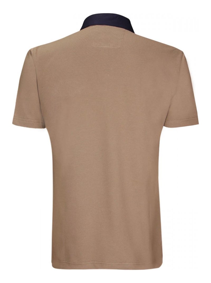 Polo mode GARBATELLA Marron clair - Kiabi