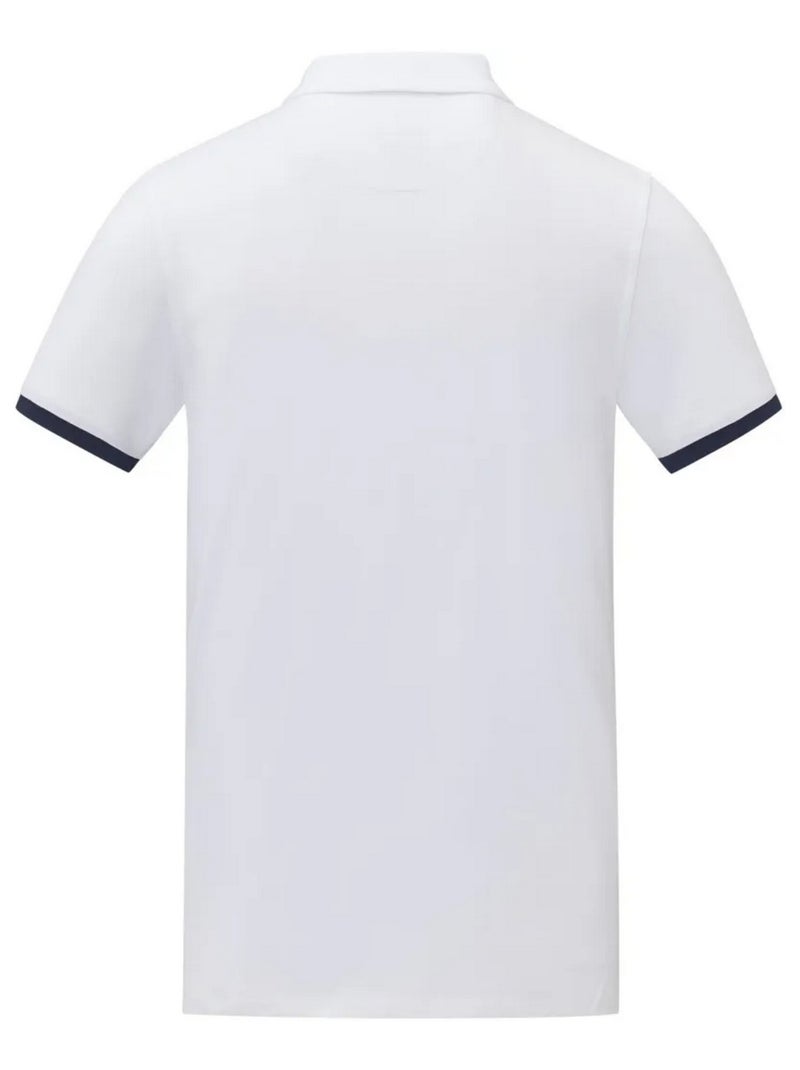 Polo morgan - elevate life Blanc Bleu - Kiabi
