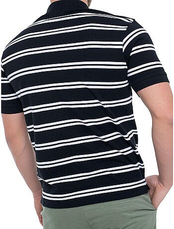 Polo motif/style à rayures - guess
