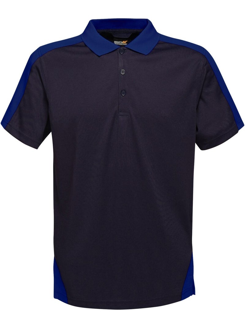 Polo motif/style contrasté - regatta professional Bleu marine - Kiabi