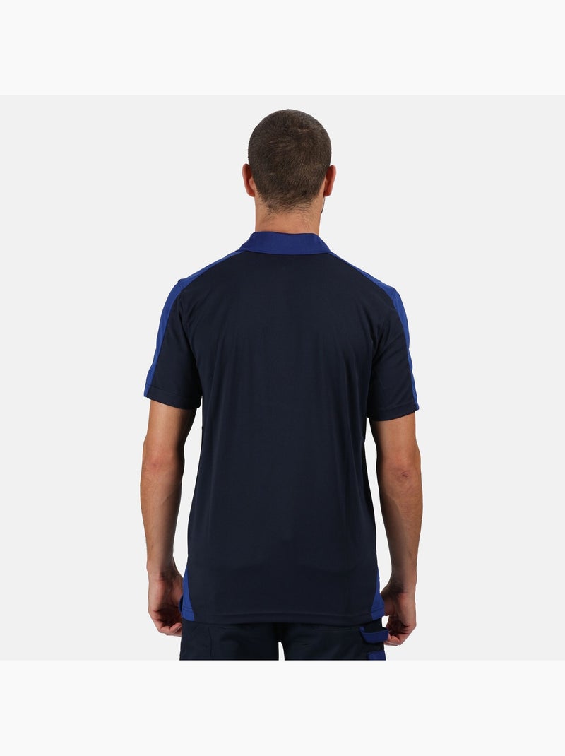 Polo motif/style contrasté - regatta professional Bleu marine - Kiabi
