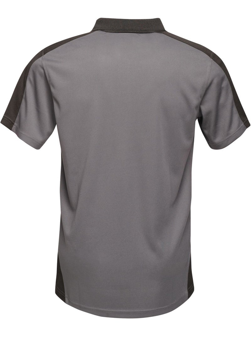 Polo motif/style contrasté - regatta professional Gris Noir - Kiabi