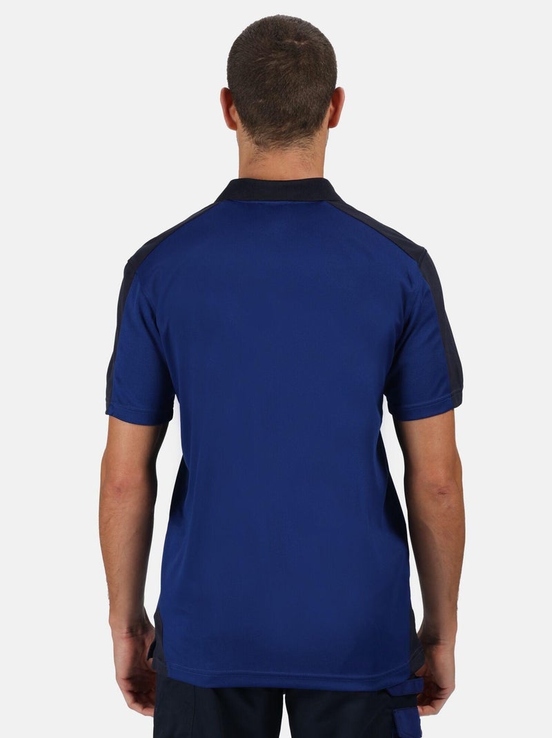 Polo motif/style contrasté - regatta professional Gris Noir - Kiabi