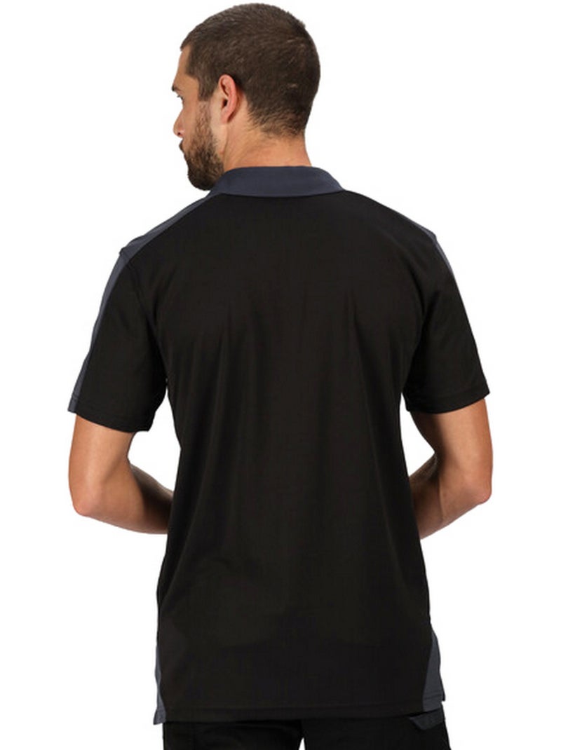 Polo motif/style contrasté - regatta professional Noir Gris - Kiabi
