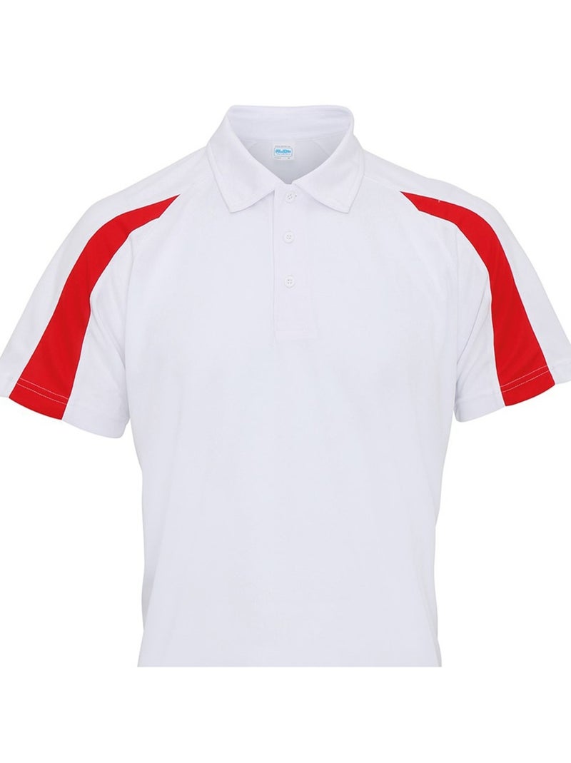 Polo motif/style contrasté cool - just cool Blanc - Kiabi