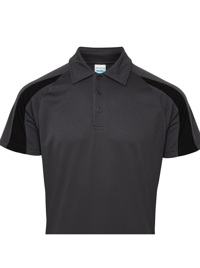 Polo motif/style contrasté cool - just cool Carbone - Kiabi