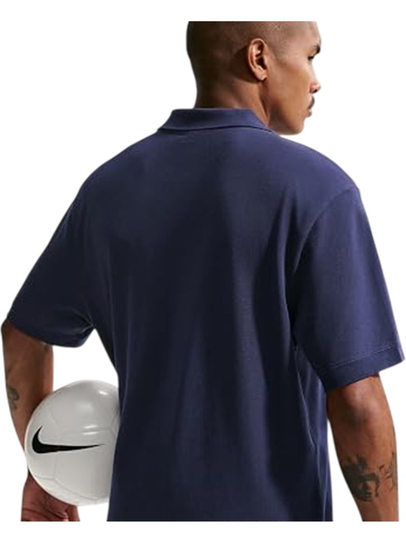 Polo motif/style fc barcelone - nike Bleu marine - Kiabi