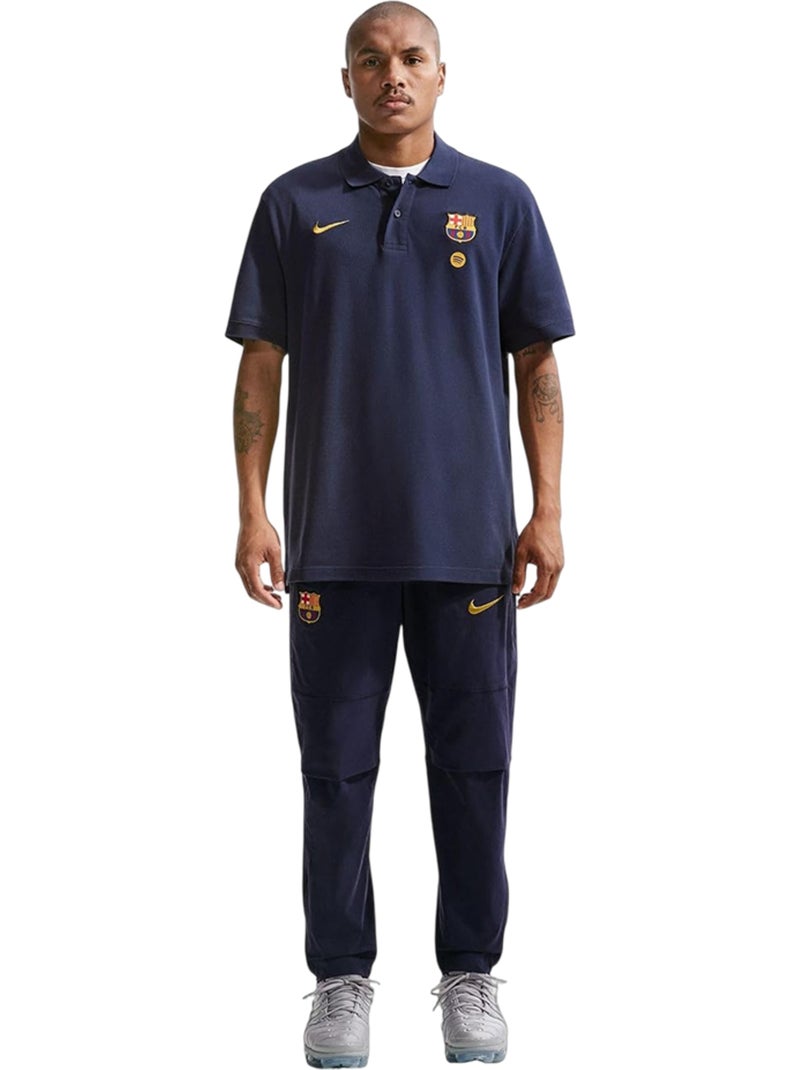 Polo motif/style fc barcelone - nike Bleu marine - Kiabi