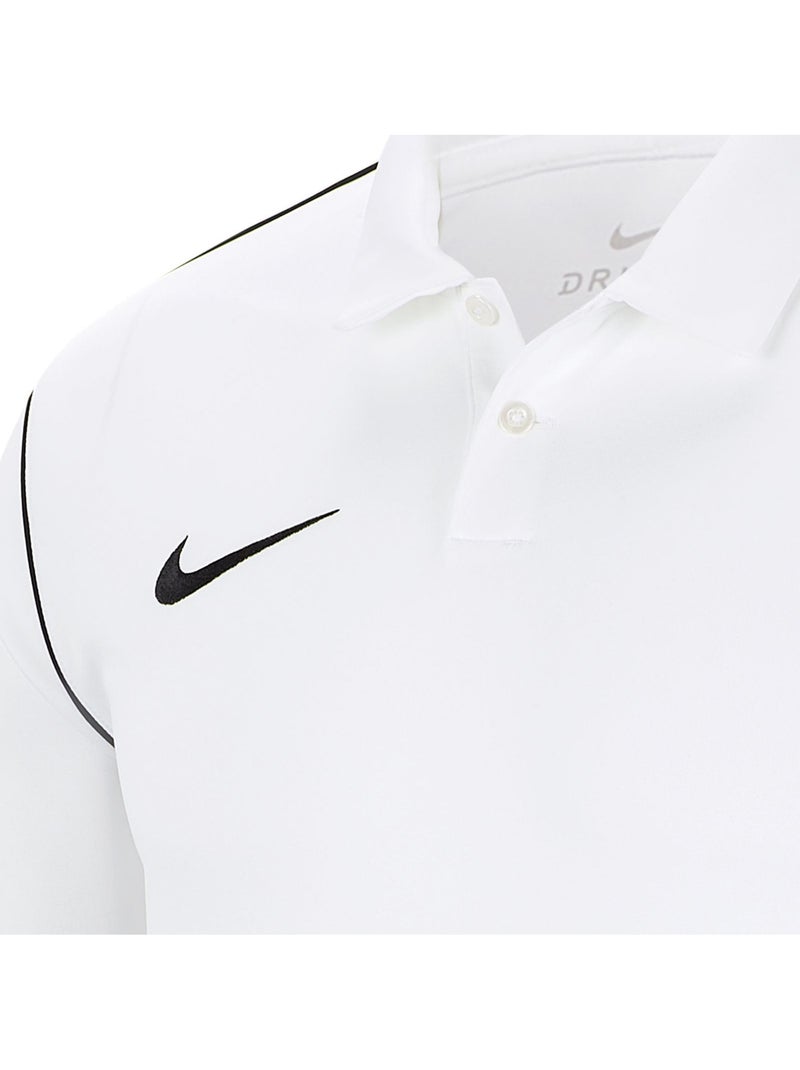 Polo motif/style passepoil contrasté park - nike Blanc - Kiabi