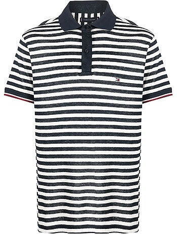 Polo motif/style rayé - tommy hilfiger