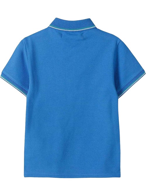 Polo motif/style rayure contrastée sur bord - minoti - Kiabi