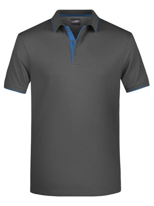 Polo motif/style rayures contrastées - james and nicholson - Kiabi Polo motif/style rayures contrastées - james and nicholson - Kiabi