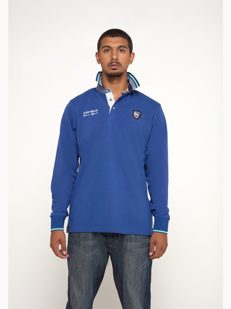 POLO MOTORING TROPHY CASUAL Bleu - Kiabi