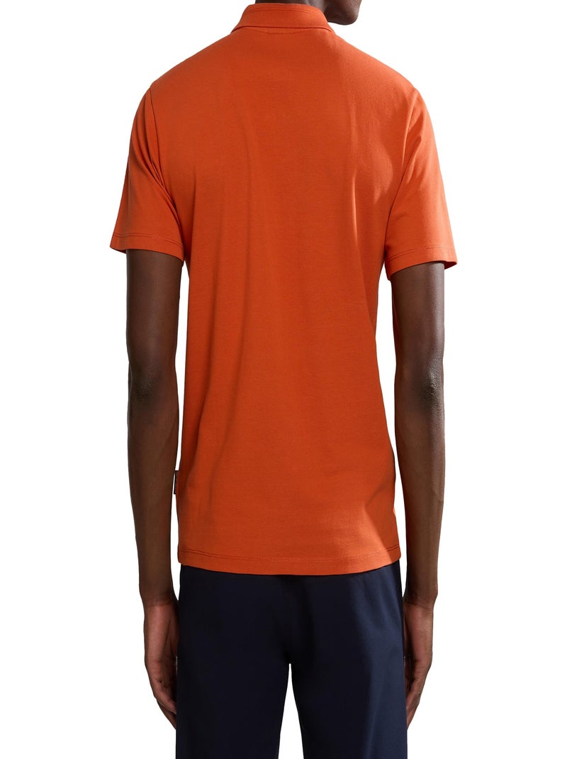 Polo Napapijri Ealis SS Sum Orange - Kiabi