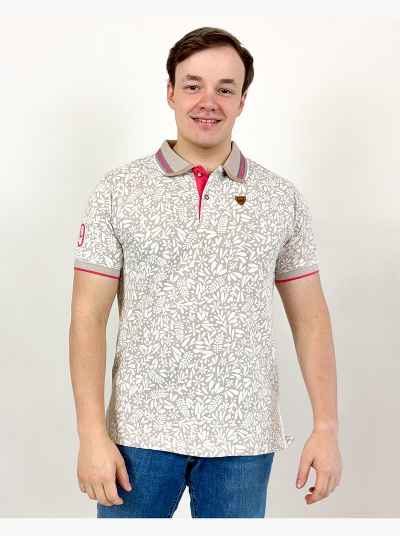 POLO NELSON Beige - Kiabi