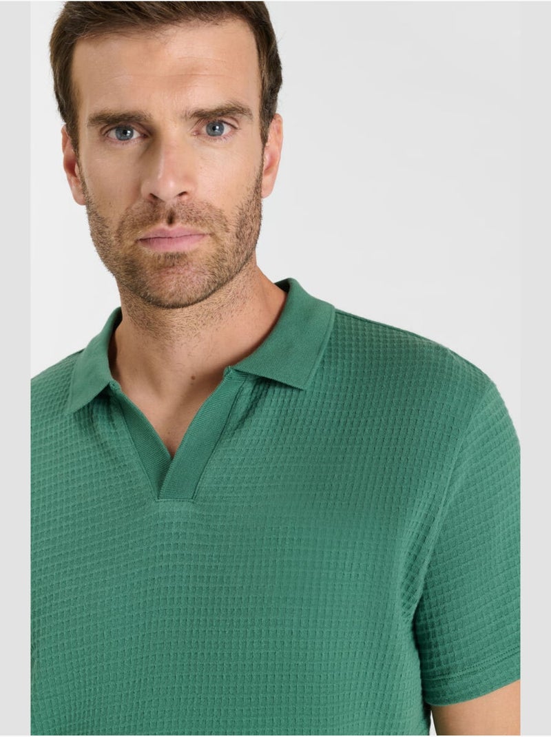 Polo NIVER 'Le Temps Des Cerises' Vert - Kiabi