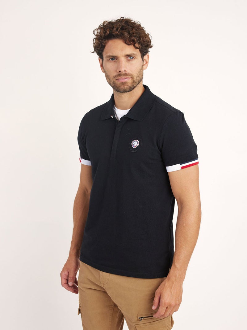 Polo Noir Aigle Garros Redskins Noir - Kiabi