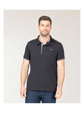 Polo noir Homme