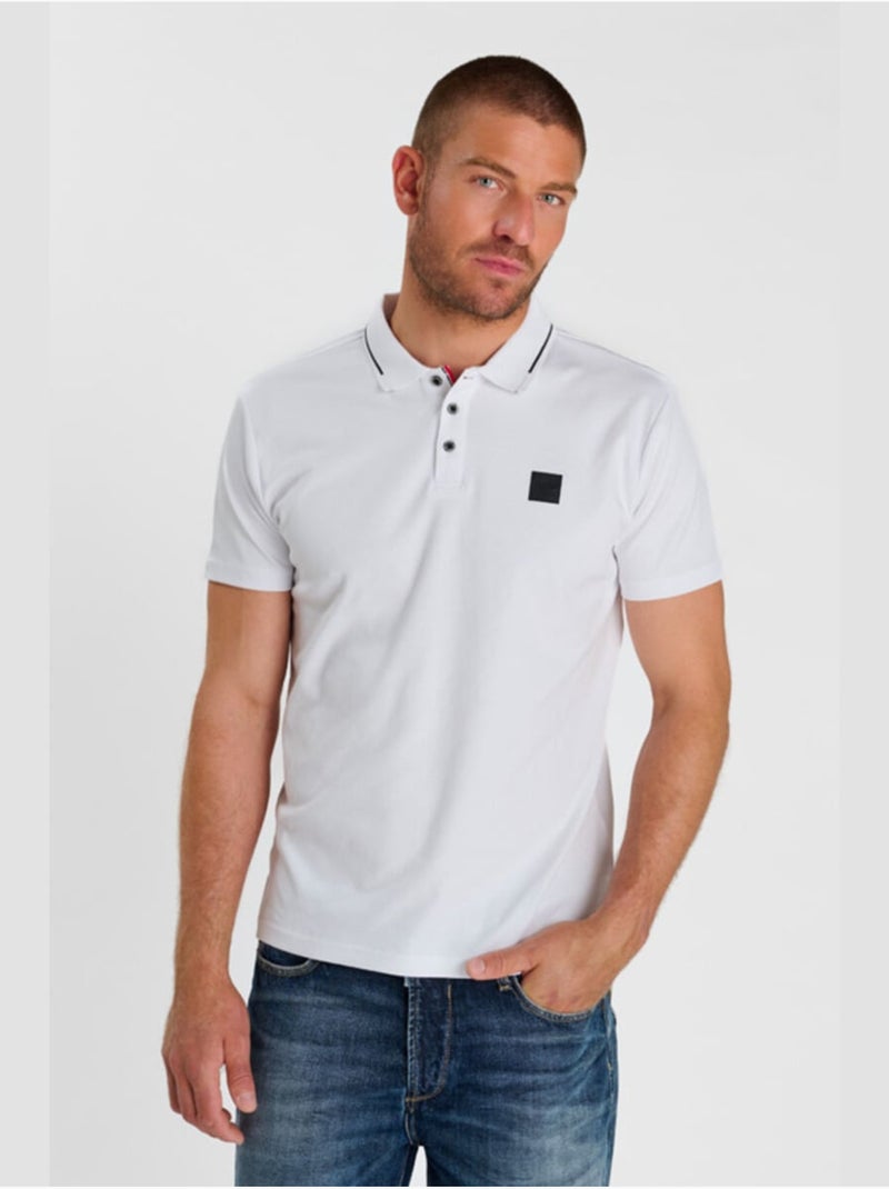 Polo OARON 'Le Temps Des Cerises' Blanc - Kiabi