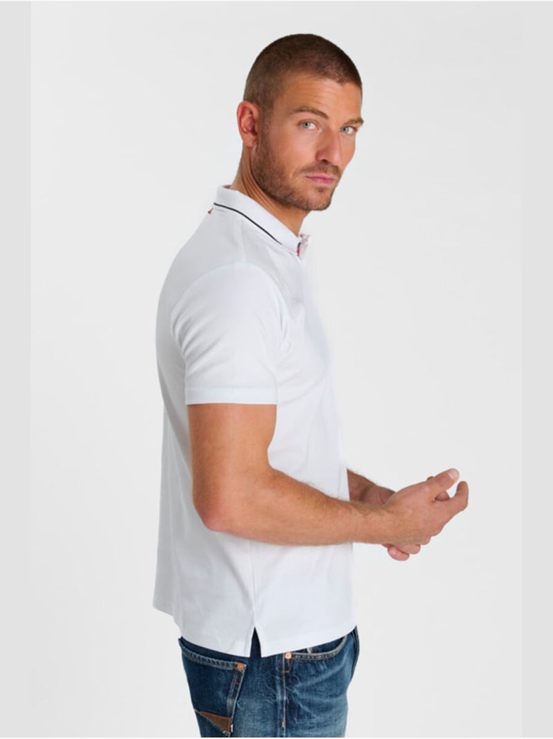 Polo OARON 'Le Temps Des Cerises' Blanc - Kiabi