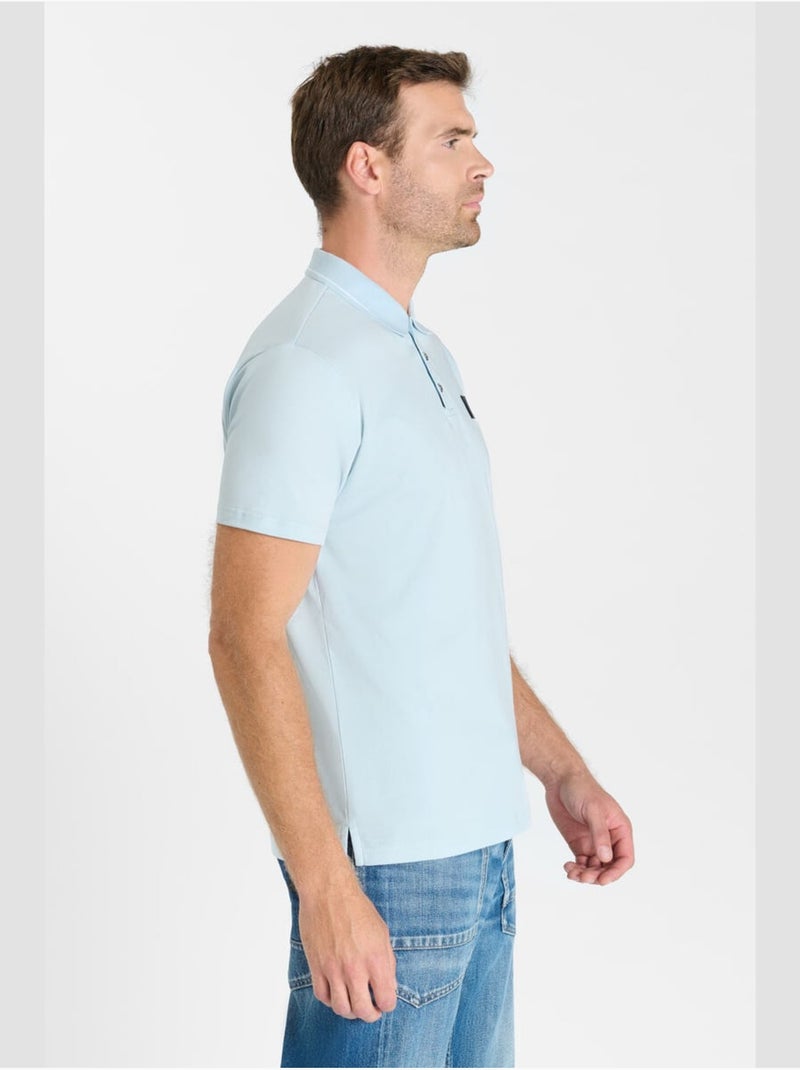 Polo OARON 'Le Temps Des Cerises' Bleu - Kiabi