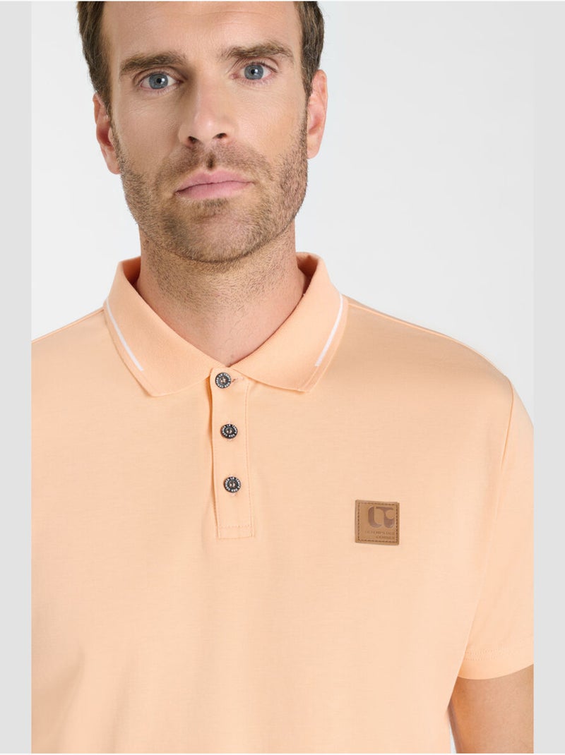 Polo OARON 'Le Temps Des Cerises' Orange - Kiabi