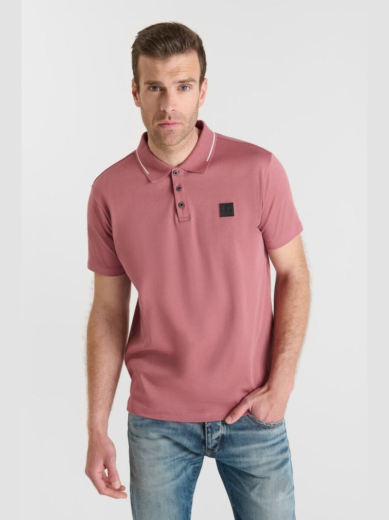 Polo OARON 'Le Temps Des Cerises' Rose - Kiabi