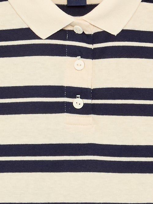 Polo oversize à rayures - Kiabi