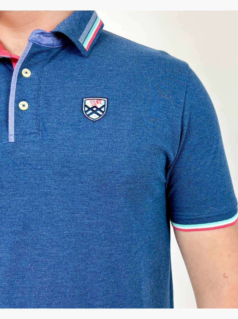 POLO PAOLO CHIC Bleu - Kiabi