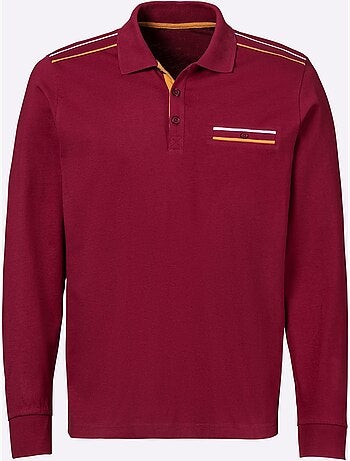 Polo passepoil contrasté - taille standard - moda vilona