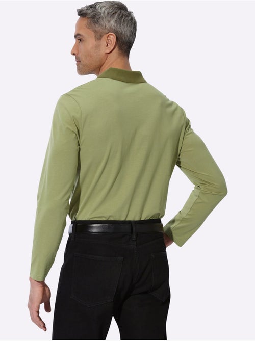 Polo Passepoils Contrastés Tendance - Taille Standard - Moda Vilona - Kiabi