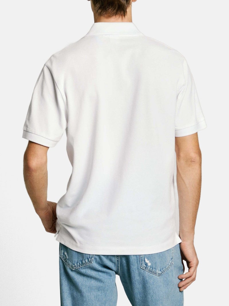 Polo Pepe Jeans Contrast Blanc - Kiabi