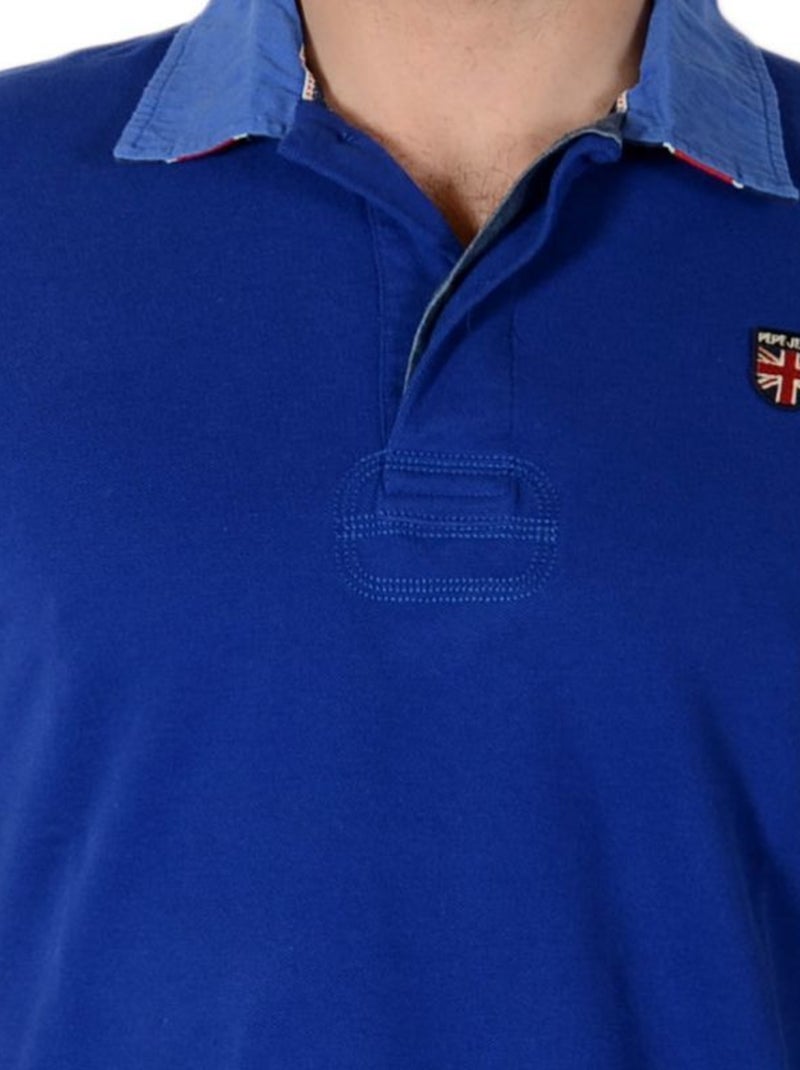 Polo Pepe Jeans Esteban PM540411 Bleu Navy 595 Bleu - Kiabi