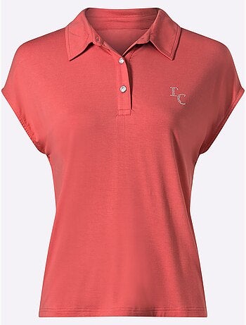 Polo Petites Pierres Brillantes Fantaisie - Taille Standard - Helline