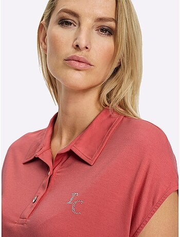 Polo Petites Pierres Brillantes Fantaisie - Taille Standard - Helline