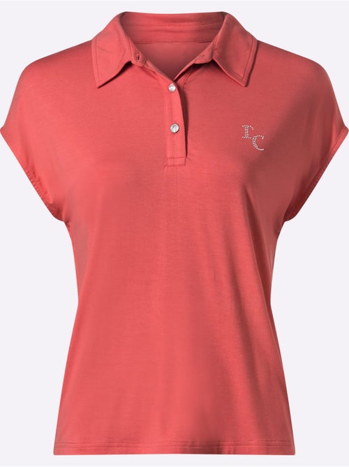 Polo Petites Pierres Brillantes Fantaisie - Taille Standard - Helline - Kiabi
