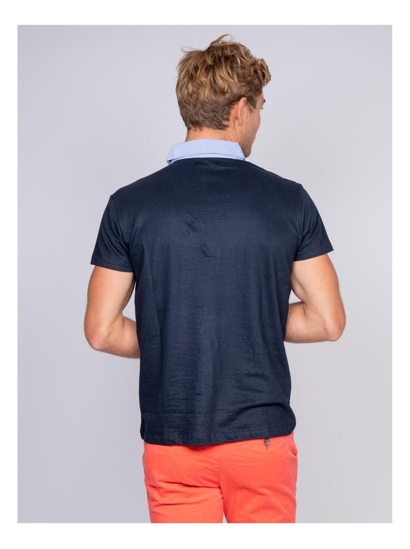 Polo PINOLE Bleu marine - Kiabi