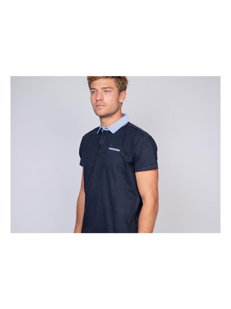 Polo PINOLE Bleu marine - Kiabi