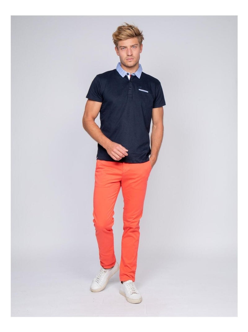 Polo PINOLE Bleu marine - Kiabi