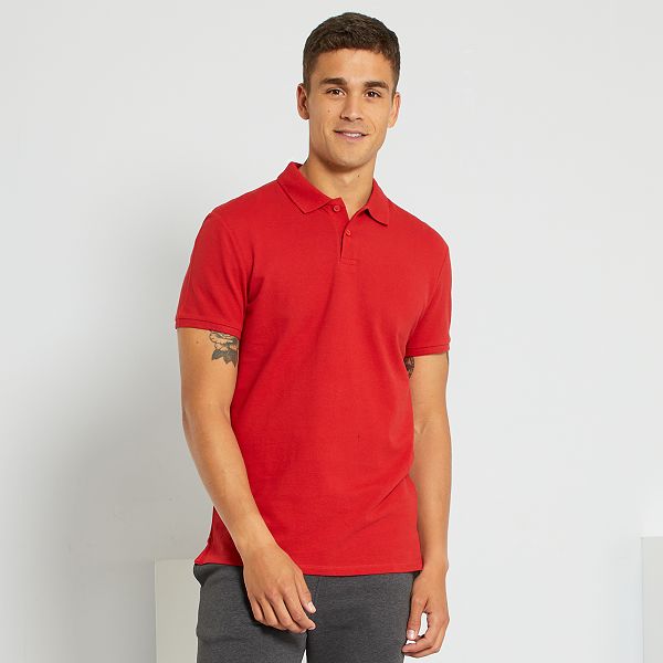 Polo Pique De Coton Homme Blanc Kiabi 6 00