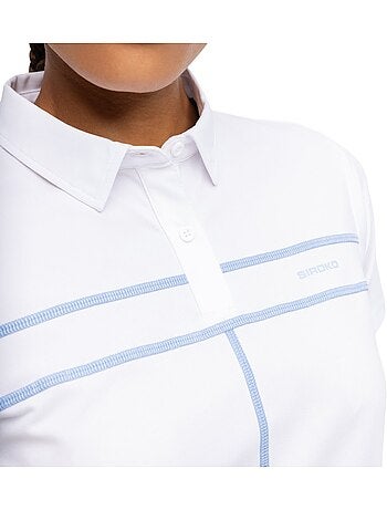 Polo piqué de tennis femme tennis femme court