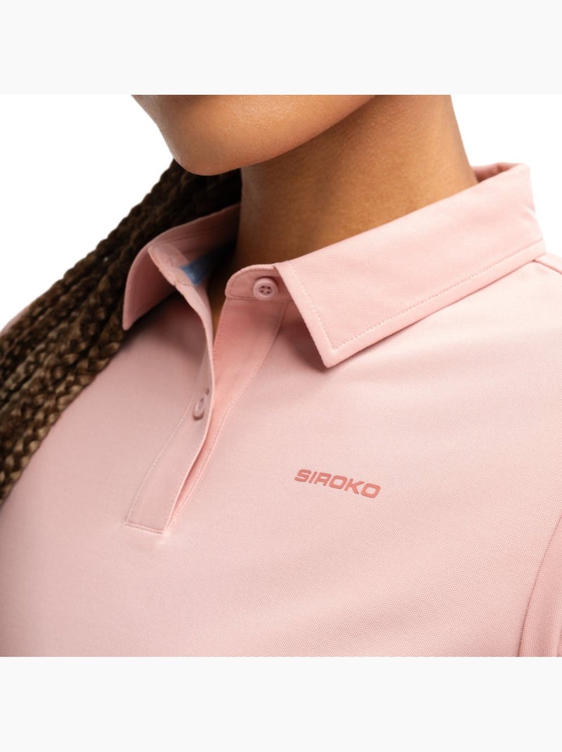 Polo piqué de tennis femme tennis femme court Rose - Kiabi