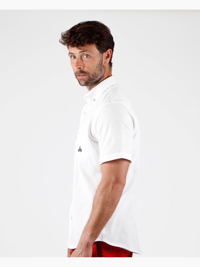 Polo piqué DIVER pour homme Blanc - Kiabi