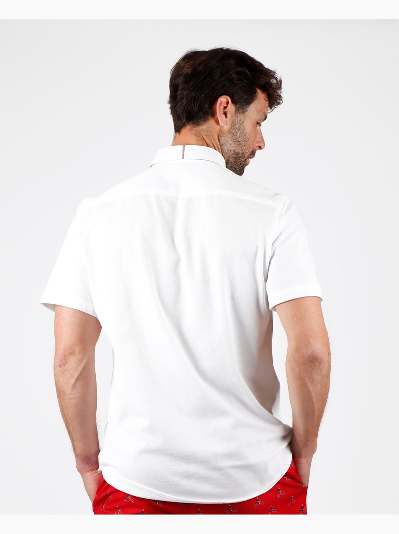 Polo piqué DIVER pour homme Blanc - Kiabi
